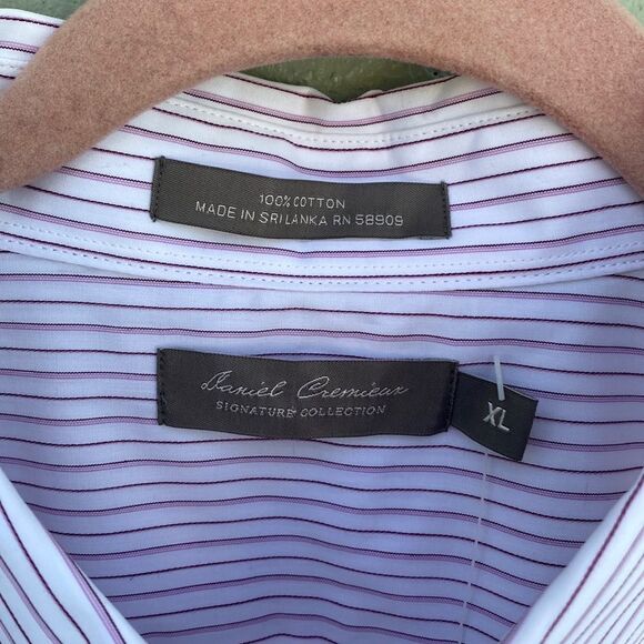 Daniel Cremieux Sz XL button Down NWT Signature Collection 100% Cotton - Picture 9 of 11